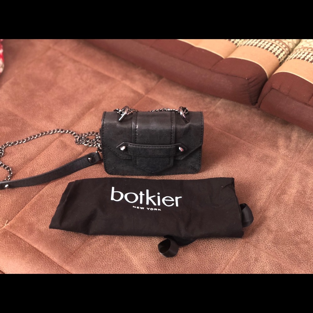 Botkier black suede crossbody
